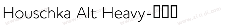 Houschka Alt Heavy字体转换 Houschka Alt Heavy字体转换